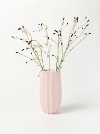 Vase en verre soufflé bouche Melon, haut. 38 cm, Verre, soufflé bouche, Rose pâle, Ø 21 x haut. 38 cm