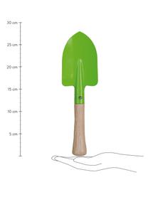 Kinder tuingereedschapset Little Gardener, 3-delig, Hout, gepoedercoat metaal, Groen, B 20 cm x H 28 cm