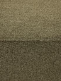 Module méridienne Lennon, Tissu vert olive, larg. 119 x prof. 180 cm, dossier à gauche