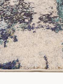 Tapis design à poils ras Celestial, Tons beiges, tons bleus, larg. 200 x long. 290 cm (taille L)