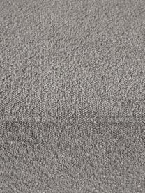 Bouclé hoekbank Lilo, Poten: kunststof, gevoerd Dit pr, Bouclé grijs, B 260 x D 176 cm, hoekdeel links