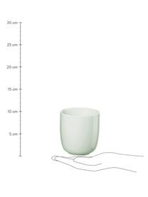 Tazas originales de porcelana Kolibri, 6 uds., Porcelana, Blanco, Ø 9 x Al 10 cm