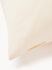 Copripiumino in raso di cotone con stampa floreale Fiorella, Bianco crema, multicolore, Larg. 200 x Lung. 200 cm