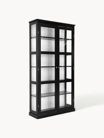 Vitrina Wilma, Estructura: tablero de fibras de dens, Negro, An 98 x Al 193 cm