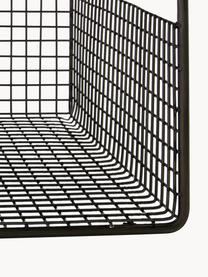 Rangement sous plancher en acier Fari, Acier, enduit, Noir, larg. 35 x haut. 14 cm