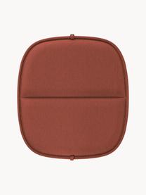 Cojín de asiento para exterior Hiray, Tapizado: 50% poliacrílico, 45% pol, Rojo cobrizo, An 43 x L 47 cm