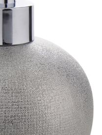 Dispenser sapone in gres Glitter, Grigio argento, Ø 10 x Alt. 15 cm