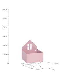 Skladovací box Town House, Kov s práškovým nástřikem, Růžová, Š 11 cm, V 13 cm