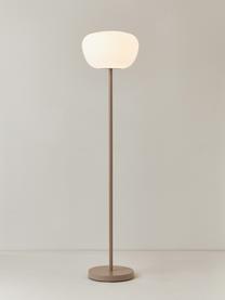 Mobile Outdoor Stehlampe Tara, dimmbar, Lampenschirm: Acrylglas, Weiss, Hellbeige, H 151 cm