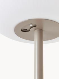 Mobile Outdoor Stehlampe Tara, dimmbar, Lampenschirm: Acrylglas, Weiß, Hellbeige, H 151 cm