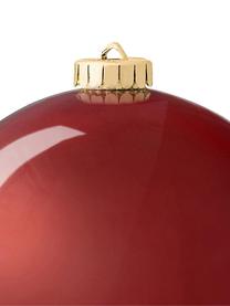Pallina di Natale infrangibile Stix, Plastica infrangibile, Rosso, Ø 14 cm, 2 pz