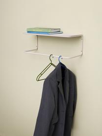 Porte-manteau Welcome, Métal, enduit, Beige clair, larg. 61 x haut. 22 cm