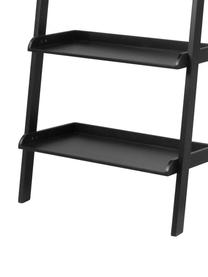 Estantería escalera Wally, Tablero de fibras de densidad media (MDF), Negro, An 67 x Al 189 cm