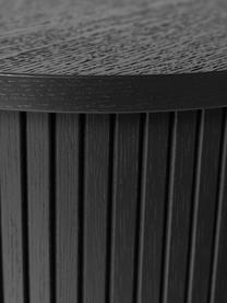 Wandnachttisch Calary mit geriffelter Front, Korpus: Mitteldichte Holzfaserpla, Schwarz, B 40 x H 30 cm