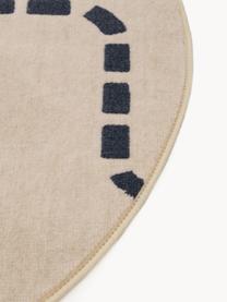 Tappeto rotondo per bambini Juno, 100% polipropilene, Beige chiaro, multicolore, Ø 120 cm (taglia S)