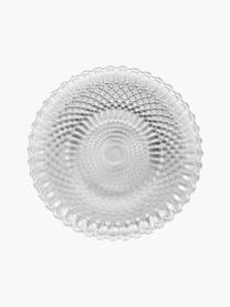 Plytký tanier Milesia, 2 ks, Sklo, Priehľadná, Ø 28 cm