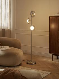 Lampadaire Orion, Travertin beige, gris clair, haut. 150 cm