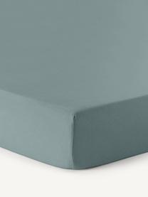 Topper-Spannbettlaken Biba, Flanell, Webart: Flanell Flanell ist ein k, Petrol, B 200 x L 200 cm, H 15 cm
