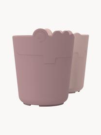 Set de tazas Kiddish, 2 uds., Plástico, Tonos rosa, Ø 7 x Al 8 cm, 100 ml