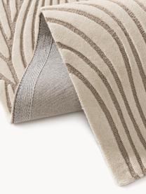 Ręcznie tuftowany dywan z wełny Tess, 100% wełna

Włókna dywanów wełnianych mogą nieznacznie rozluźniać się w pierwszych tygodniach użytkowania, co ustępuje po pewnym czasie, Jasny beżowy, taupe, S 120 x D 170 cm (Rozmiar S)
