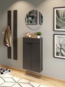 Wand-Highboard Gabriela mit Schublade, Griffe: Metall, beschichtet, Anthrazit, B 56 x H 97 cm