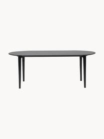 Mesa de comedor ovalada en madera de mango Archie, 200 x 100 cm, Madera de mango maciza pintada

Este producto está hecho de madera de origen sostenible y con certificación FSC®., Madera de mango pintada de negro, An 200 x F 100 cm