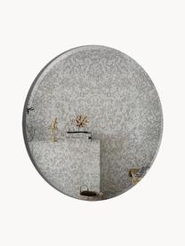 Miroir mural sans cadre look antique Oxidized, Gris, Ø 80 x prof. 3 cm