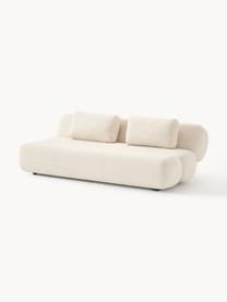 Teddy-Schlafsofa Caterpillar (3-Sitzer), Bezug: Teddy (100 % Polyester) D, Teddy Hellbeige, B 203 x T 128 cm