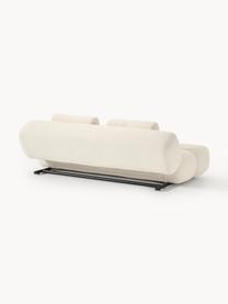 Teddy-Schlafsofa Caterpillar (3-Sitzer), Bezug: Teddy (100 % Polyester) D, Teddy Hellbeige, B 203 x T 128 cm