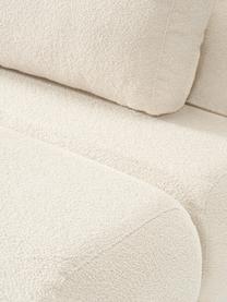 Divano letto 3 posti in teddy Caterpillar, Rivestimento: Teddy (100% poliestere) I, Teddy beige chiaro, Larg. 203 x Prof. 128 cm