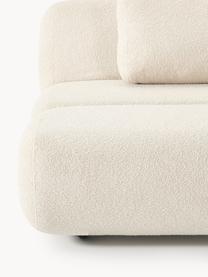 Teddy-Schlafsofa Caterpillar (3-Sitzer), Bezug: Teddy (100 % Polyester) D, Teddy Hellbeige, B 203 x T 128 cm