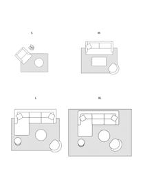 Ovaler In- & Outdoor-Teppich Toronto in Grau, 100% Polypropylen, Grau, B 160 x L 230 cm (Grösse M)