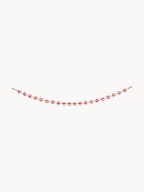 Weihnachtliche Girlande Corded, L 200 cm, Viskose, Kunststoff, Rot, Weiß, L 200 cm