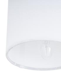 Spot plafond classique Casper, Couleur argentée, blanc, larg. 78 x haut. 7 cm