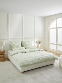 Dizajnová posteľná bielizeň z bavlneného perkálu Milène od Candice Grey, Mätovozelená, 135 x 200 cm + 1 vankúš 80 x 80 cm