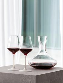 Krištáľové poháre na červené víno Manufacture Rock, 4 ks, Krištáľové sklo, Priehľadná, biela, Ø 10 x V 23 cm, 470 ml