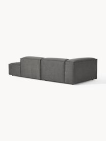 Modulaire chaise longue Lennon, Bekleding: 100% polyester De slijtva, Frame: massief grenenhout, multi, Poten: kunststof Dit product is , Geweven stof antraciet, B 269 x D 119 cm, armleuning links