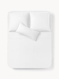 Gewaschenes Leinen-Bettlaken Airy, Weiß, B 240 x L 280 cm