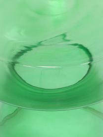 Table d'appoint verre vert Ambe, Verre, Vert, transparent, Ø 39 x haut. 42 cm