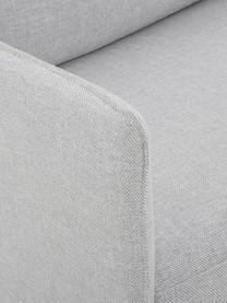 Canapé d'angle gris clair Ramira, Tissu gris clair