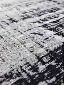 Teppich Metro mit abstraktem Muster, 100 % Polyester, Hellgrau, Anthrazit, B 80 x L 150 cm (Grösse XS)