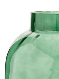 Jarrón soplado grande Stina, Vidrio, Verde claro, ligeramente transparente, Ø 16 x Al 32 cm