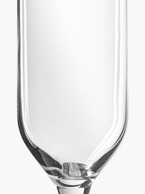 Copas flauta de champán Eleia, 4 uds., Vidrio, Transparente, Ø 5 x Al 25 cm, 225 ml