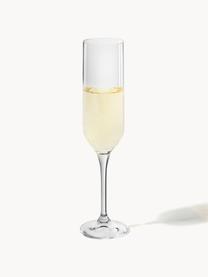 Champagneglazen Eleia, 4 stuks, Crystal glas/kristalglas, Transparant, Ø 5 x H 25 cm, 200 ml