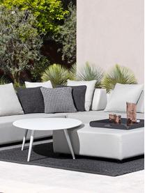 Garten-Couchtisch Ridley, Aluminium, pulverbeschichtet, Weiss, B 120 x H 36 cm