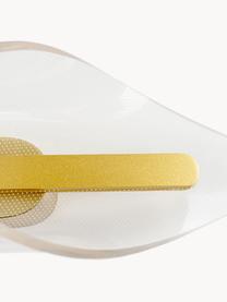 LED-Wandleuchte Velo, Lampenschirm: Acrylglas, Transparent, Goldfarben, B 12 x H 44 cm