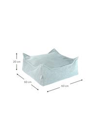 Poduszka podłogowa ze sztruksu dla dzieci Sugar, Tapicerka: sztruks (100% poliester) , Miętowozielony sztruks, S 60 x G 60 cm