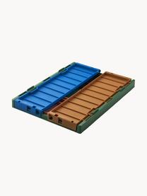 Caja plegable Weston, 60% polipropileno reciclado, 40% polipropileno, Azul real, marrón claro, verde, rosa, An 50 x Al 20 cm