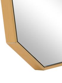 Miroir sur pied avec cadre en aluminium Bavado, Couleur laitonnée, larg. 41 x haut. 175 cm