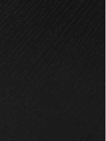 Zwarte salontafelset Mica met houten tafelblad, 2-delig, Frame: gepoedercoat metaal, Tafelbladen: zwart gelakt eikenhoutfineer. Poten: mat zwart, Set met verschillende formaten